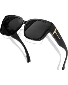 KANASTAL Oversized Over Glasses Sunglasses for Women Men Square Fit Over Polarized Sun Glasses UV400