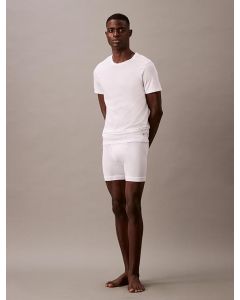 Calvin Klein Men's Cotton Classics 3-Pack Undershirts-White-S