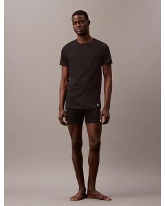Calvin Klein Men's Cotton Classics 3-Pack Undershirts-Black-S