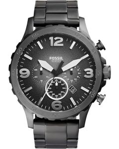 Fossil Men's Nate Oversized Stainless Steel Chronograph Watch