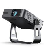 【Officially-Licensed APP & Native 1080P】Thinnest 1.81" Smart Mini Projector with WiFi and Bluetooth, Auto Focus & Keystone Portable Outdoor Projector, VOPLLS 4K Support Home Movie Projector