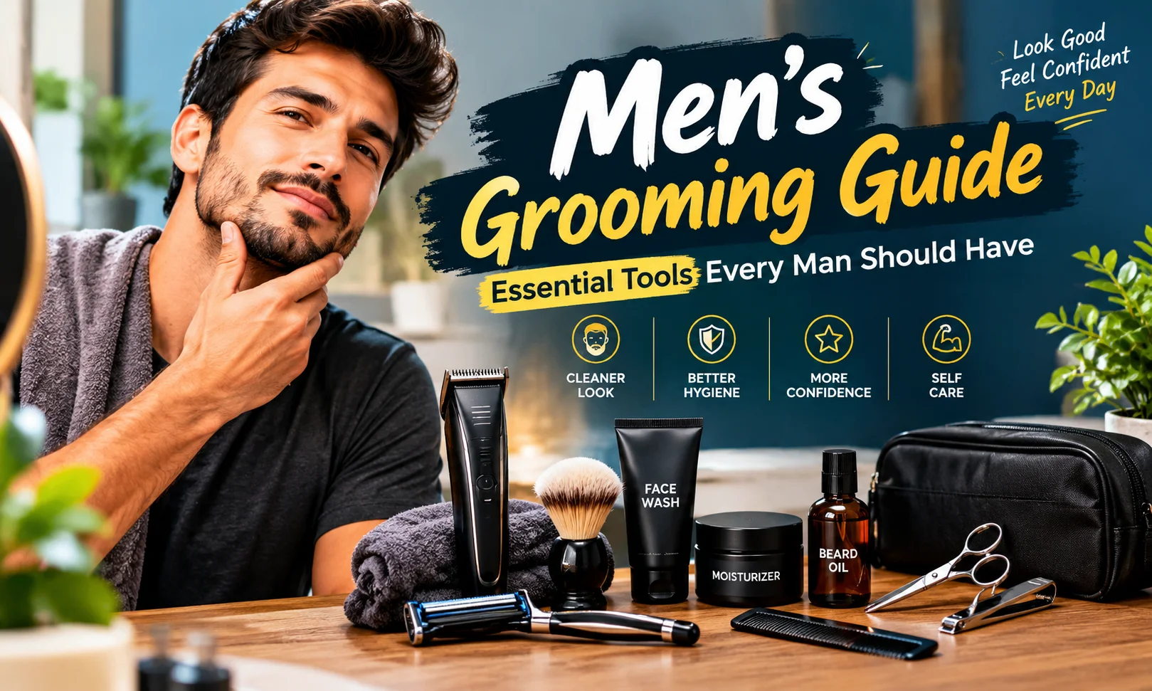 Men's Grooming Guide: Essential Tools Every Man Should Have