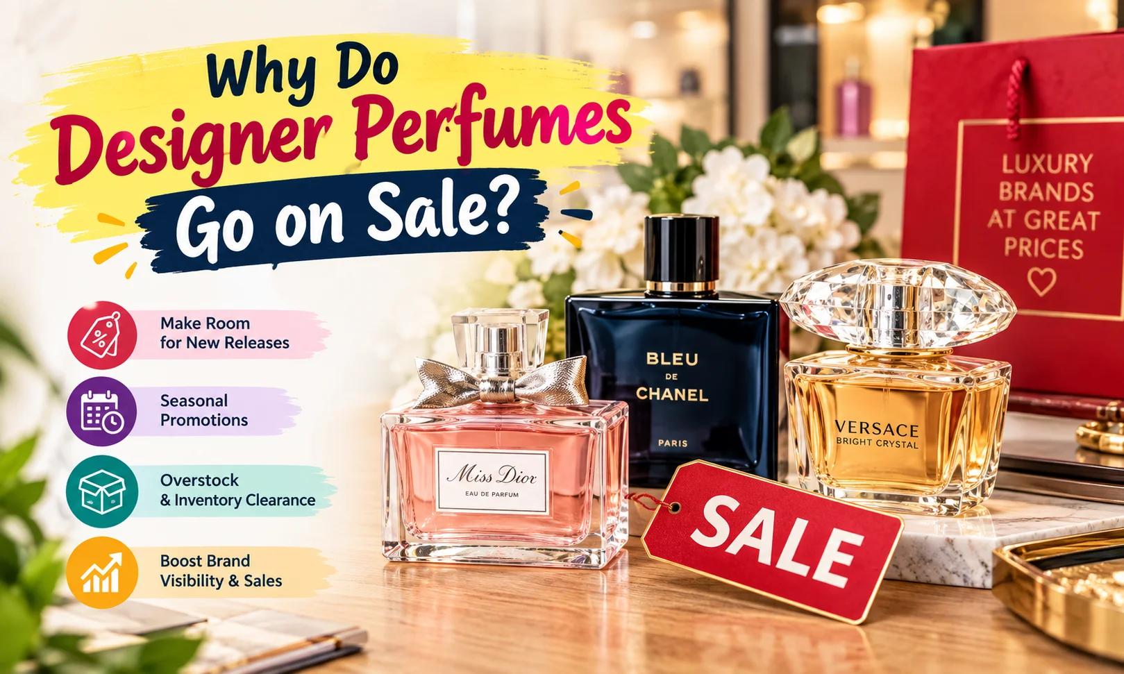 Why Do Designer Perfumes Go on Sale? (And How to Pick One You'll Actually Love)