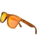 Wood Sunglasses | Polarized | Vintage Wooden Frame | 100% UVA/UVB Protection | Bamboo Case | Men Women