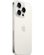 Apple iPhone 15 Pro, 128GB, White Titanium - Unlocked (Renewed)