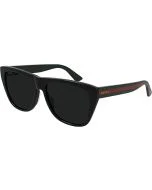 Gucci GG 0926S 001 Black Plastic Square Sunglasses Grey Lens, Men