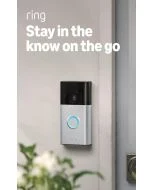 Ring Battery Doorbell, Home or business security with Head-to-Toe video, Live View with Two-Way Talk, and Motion Detection & Alerts, Satin Nickel 