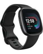Fitbit Versa 4 Fitness Smartwatch with Daily Readiness, GPS, 24/7 Heart Rate, 40+ Exercise Modes, Sleep Tracking and more, Black/Graphite, One Size (S & L Bands Included)